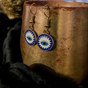 🧿Evil Eye Enamel Earrings🧿